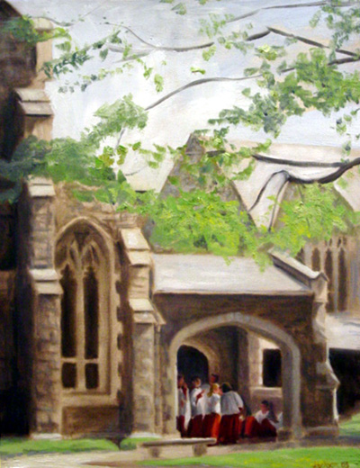 "Christ Church" on view at the Gertrude White Gallery